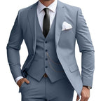 New Men's Suit Slim Wedding Best Man Ball Business Suit Men's Banquet Gala Dress
