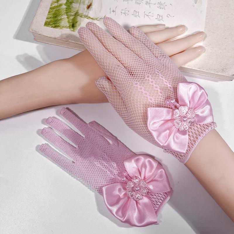 Guantes para niña de las flores, uso diario, boda o ocasión especial (198225128) 