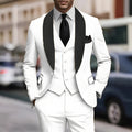 Three-piece men's suit suit high-end sense slim groom best man dress simple performance suit