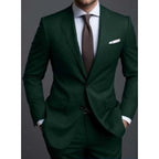 Textured suit two-piece high-end business casual suit men's fashion wedding best man suit