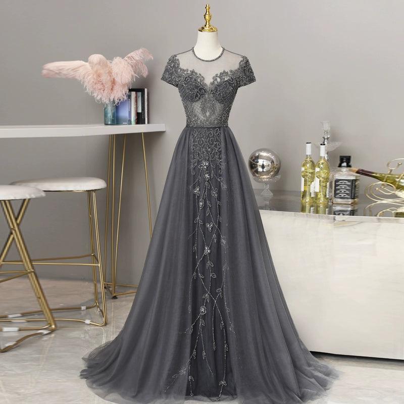 Women's Mermaid Evening Dress Sexy Lace Prom Dresses for Women Long Formal Dresses - numbersea