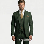 Men's suit three-piece Amazon suit dress suit high-end temperament wedding best man suit