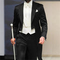 Men's slim-fit dress temperament British style blazer banquet stage conductor performance tuxedo
