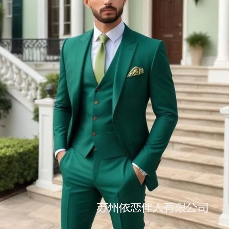 Men's suit suit high sense business casual large size formal suit men suit