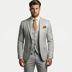 Men's suit three-piece Amazon suit dress suit high-end temperament wedding best man suit