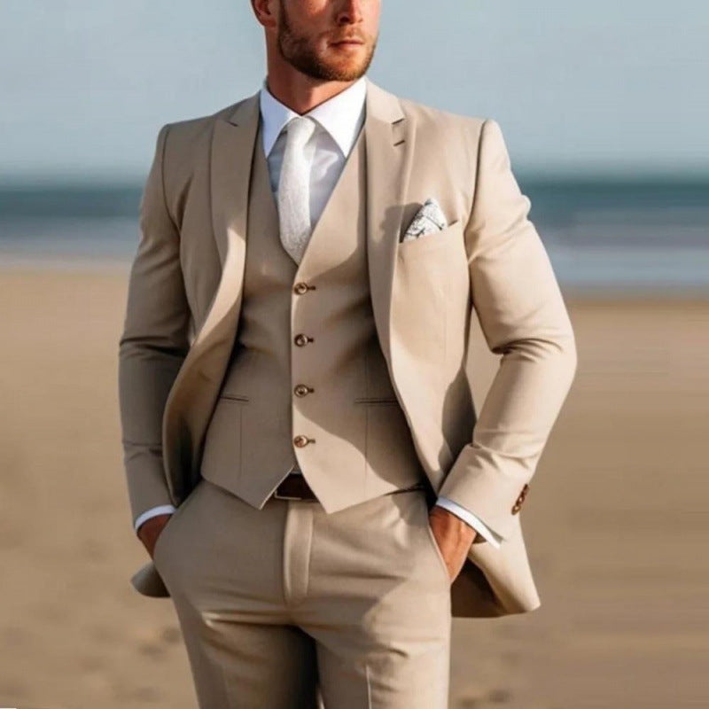 Men's suit suit high sense business casual large size formal suit men suit