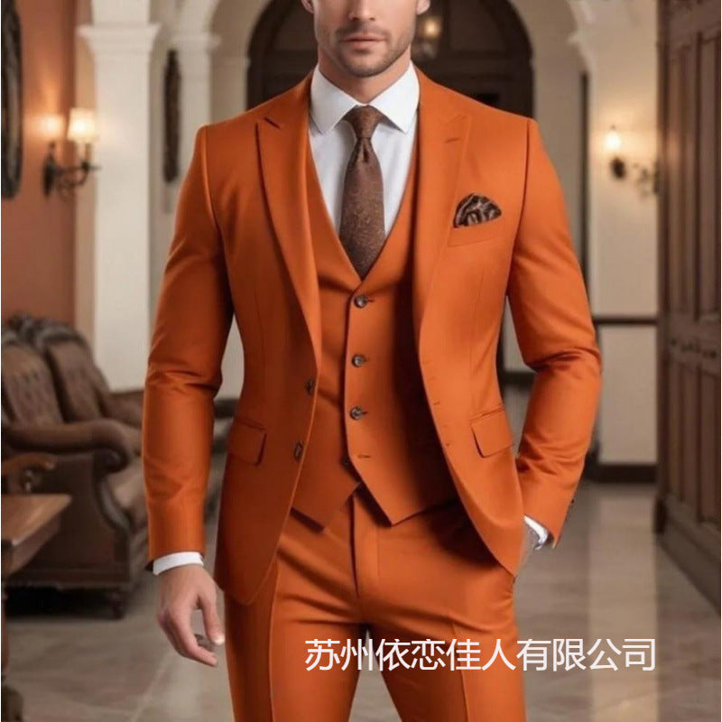 Men's suit suit high sense business casual large size formal suit men suit