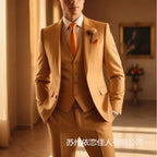 Men's suit suit high sense business casual large size formal suit men suit