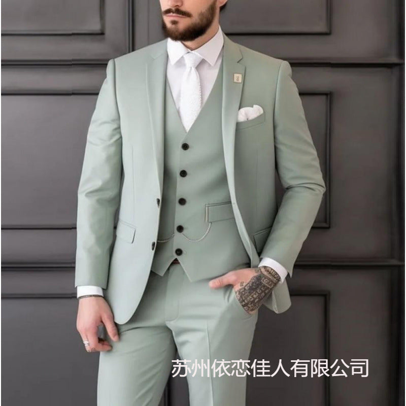 Men's suit suit high sense business casual large size formal suit men suit