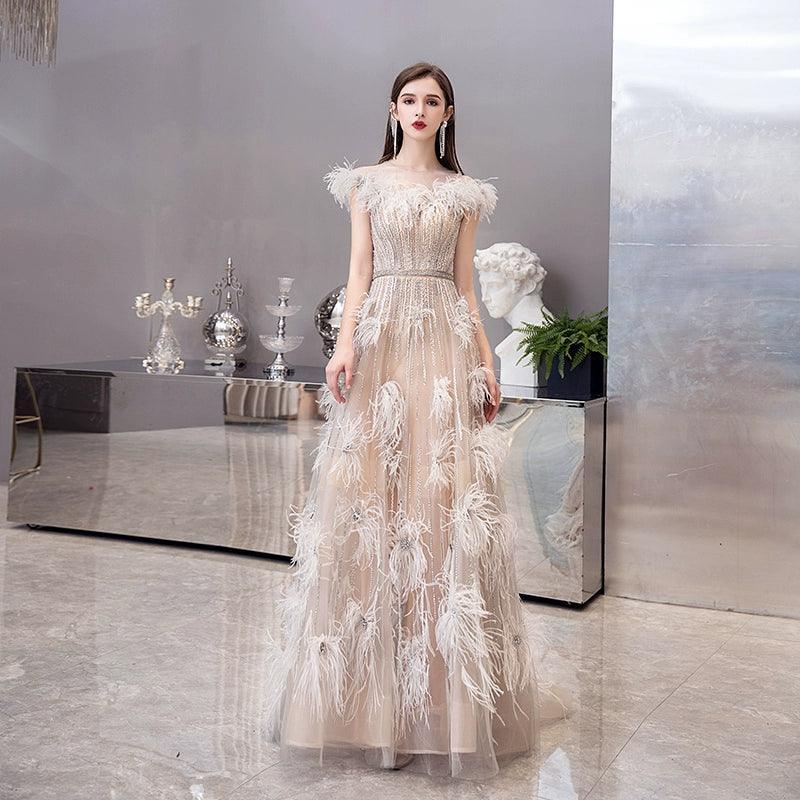 Women's Sexy Evening Dress Sleeveless Prom Dresses for Women Long Formal Dresses - numbersea