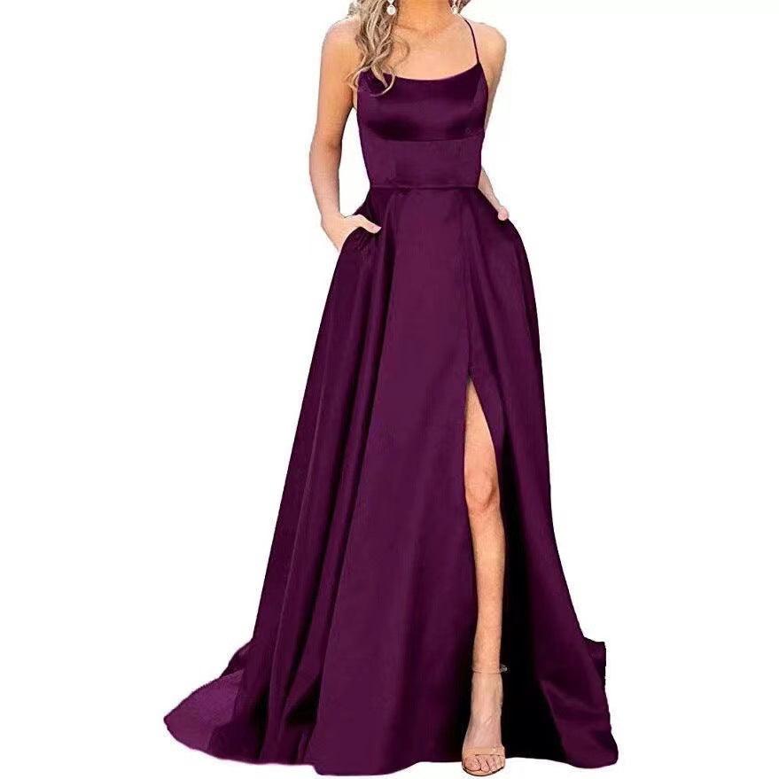 Vestido de noche de terciopelo azul real, vestido formal de fiesta de un solo hombro, vestido largo maxi