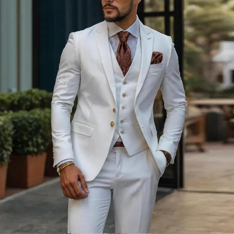 Men's suit suit high sense business casual large size formal suit men suit