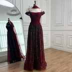 Luxuriöses arabisches Abendkleid mit Cape und rosa Perlenstickerei