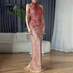 En oferta, sin devolución ni reembolso. Vestidos de noche elegantes y sexys de sirena.