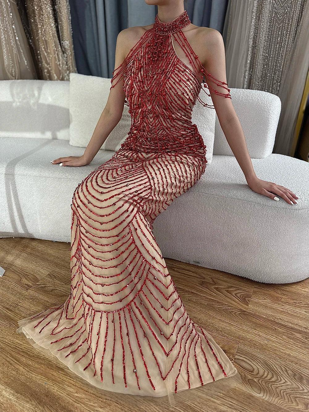 En oferta, sin devolución ni reembolso. Vestidos de noche elegantes y sexys de sirena.