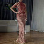 En oferta, sin devolución ni reembolso. Vestidos de noche elegantes y sexys de sirena.