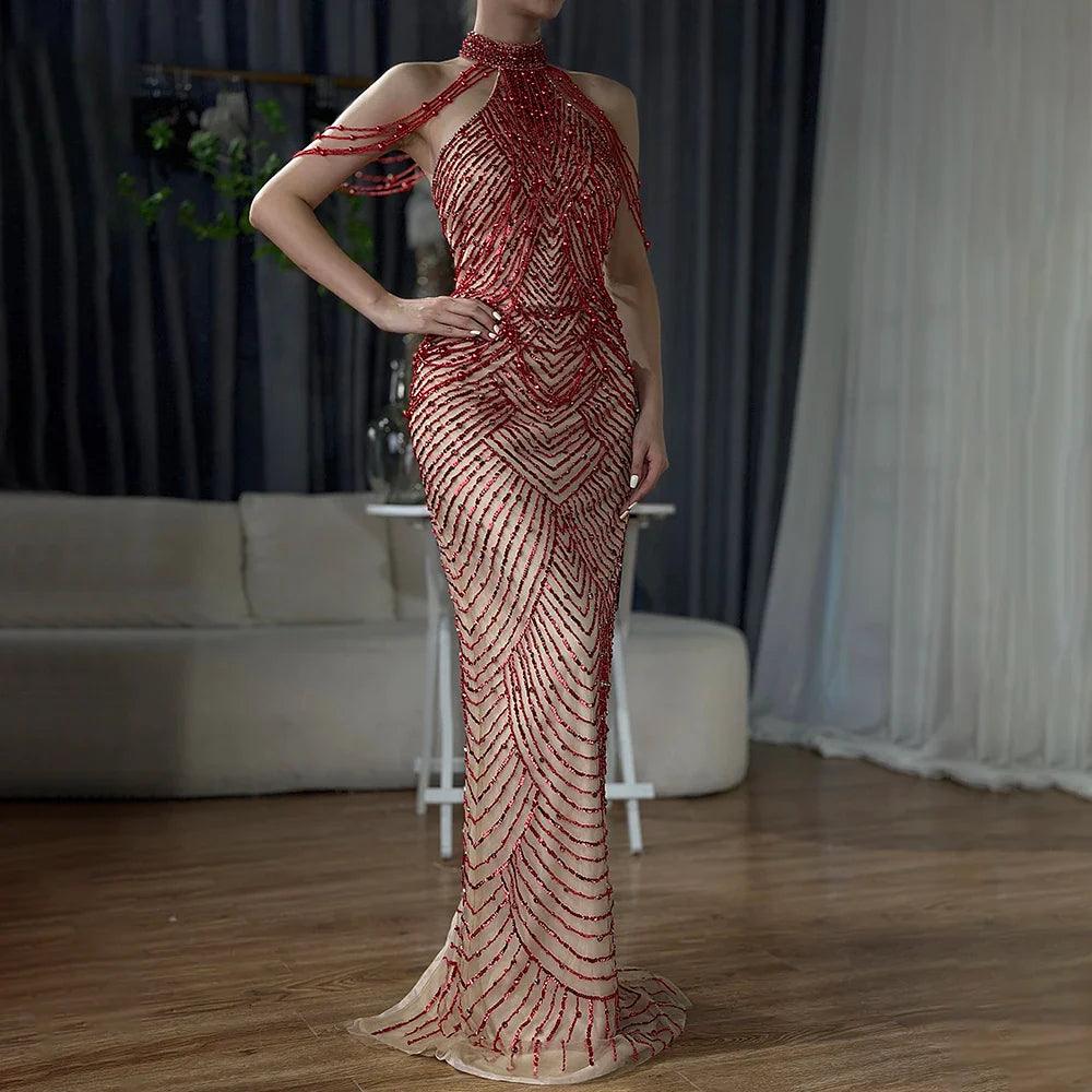 En oferta, sin devolución ni reembolso. Vestidos de noche elegantes y sexys de sirena.