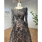 Serene Hill Muslimischen Luxus Grün Meerjungfrau Abendkleid mit Überrock Arabisch Für Frauen Hochzeit Party 2024 LA71610A 