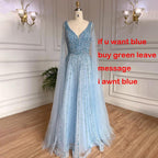 Serene Hill Nude Arabic Luxury Cape Sleeves Evening Dresses Gowns A-Line Beaded Sexy 2024 For Women Party LA71567