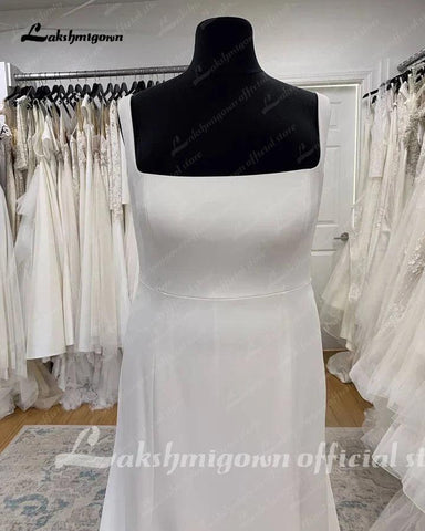 NumberSea Plus Size Boho Mermaid Wedding Dresses for Women 2025 Vestido Scoop Neck Lace Crepe Wedding Gowns  Vestiti Donna