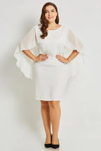 Mother Of The Bride Dresses Sheath Polyester  Knee Length