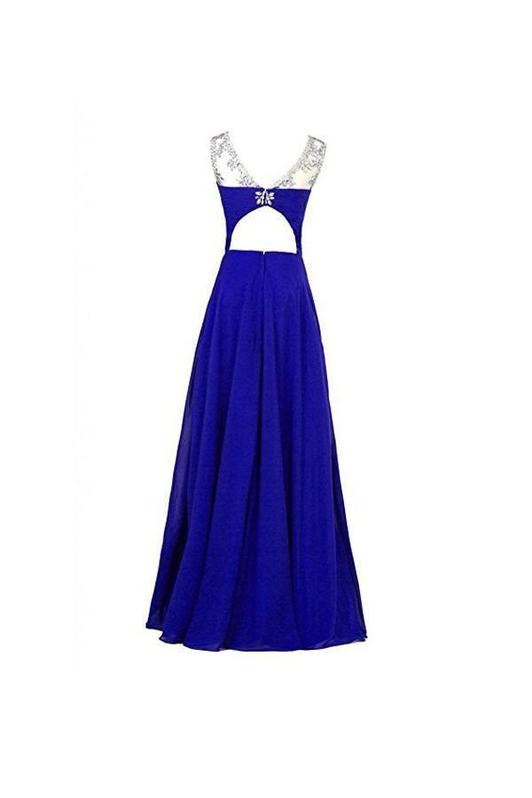 A-Linie Chiffon Brautjungfern Abend Party Ballkleid