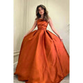 NumberSea - A - Line Classic & Timeless Off - Shoulder Sleeveless Ruched Formal Party Prom Dress