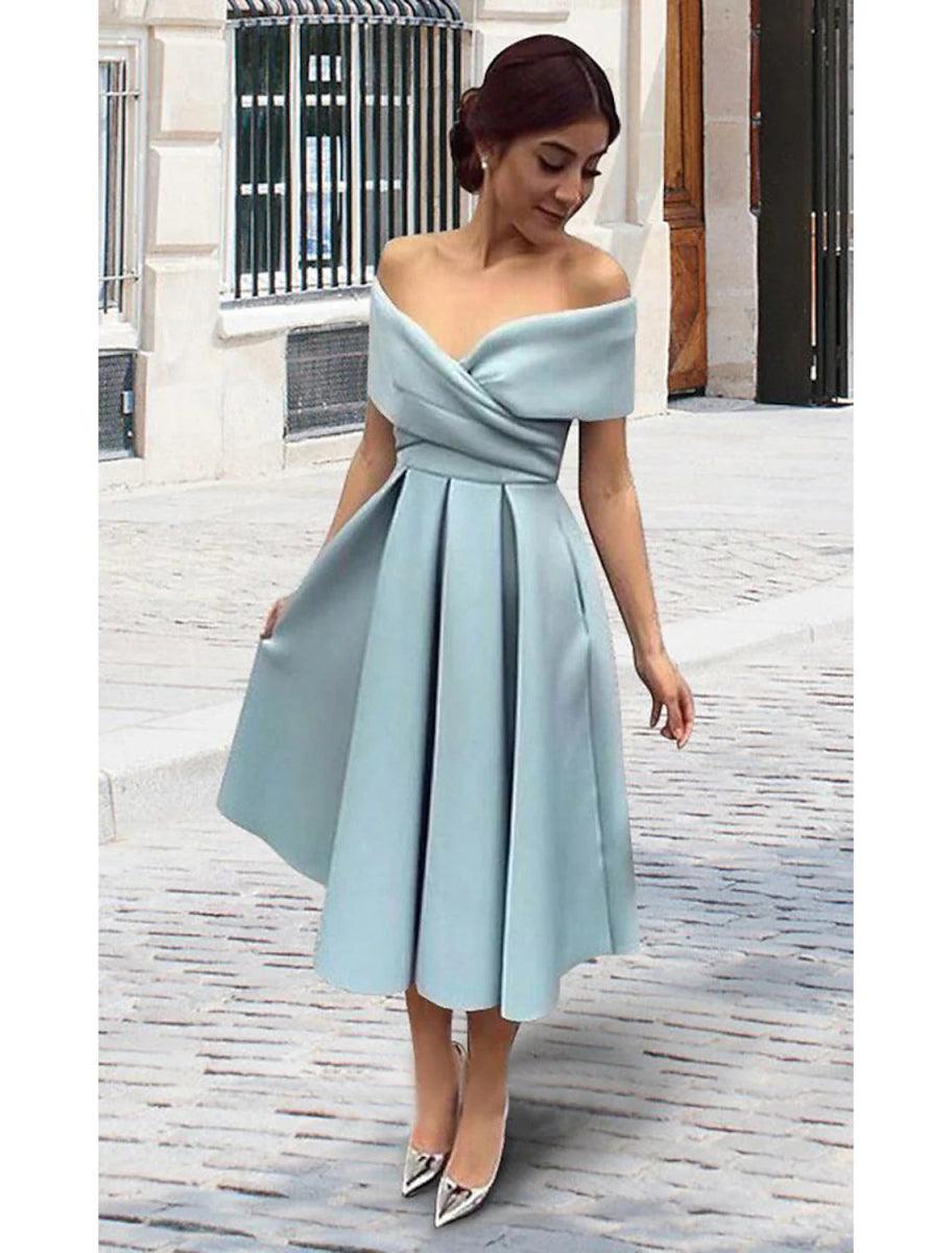 A-Line Cocktail Dresses 1950s Dress Homecoming Formal Evening Tea Leng – NumberSea