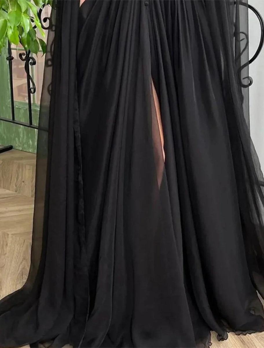 green emerald velvet dress Wednesday Dark Gothic Prom Beautiful Wednesday Dress – MJcostume main image 1