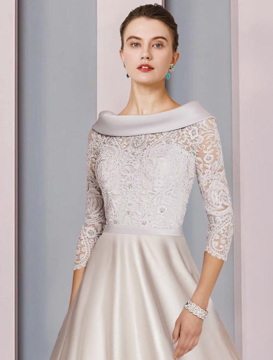 Satin Church Dress SHINFY Casual Church Dresses for Women Satin Long Sleeve  A Line Semi Formal Fit Maxi Long Dresses with Pockets at Amazon Women's  Clothing store