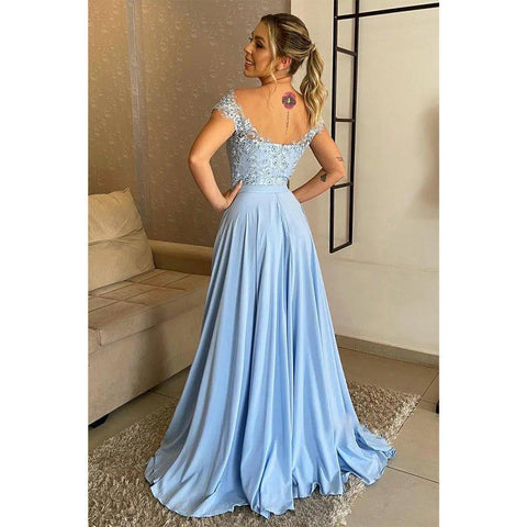 NumberSea - A - line Off Shoulder Lace Plus Size Mother of The Birde Dress