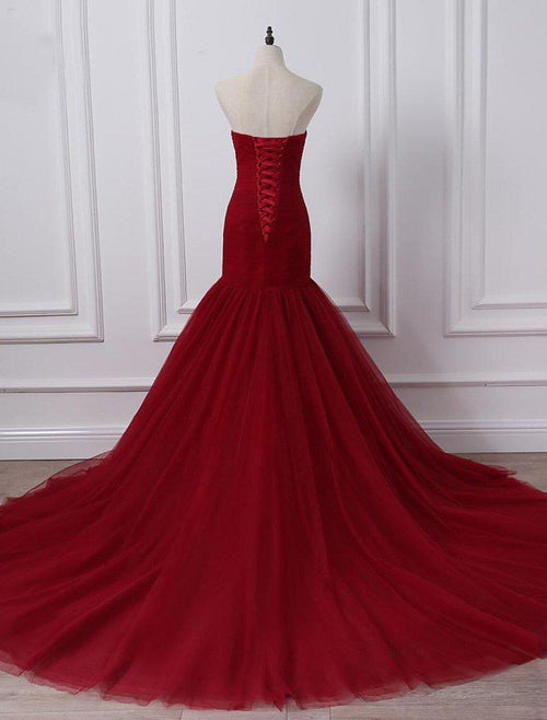 NumberSea - A - Line Plus Size Curve Wedding Dresses Vintage Dress Party Wear Chapel Train Sleeveless Strapless Tulle with Ruched
