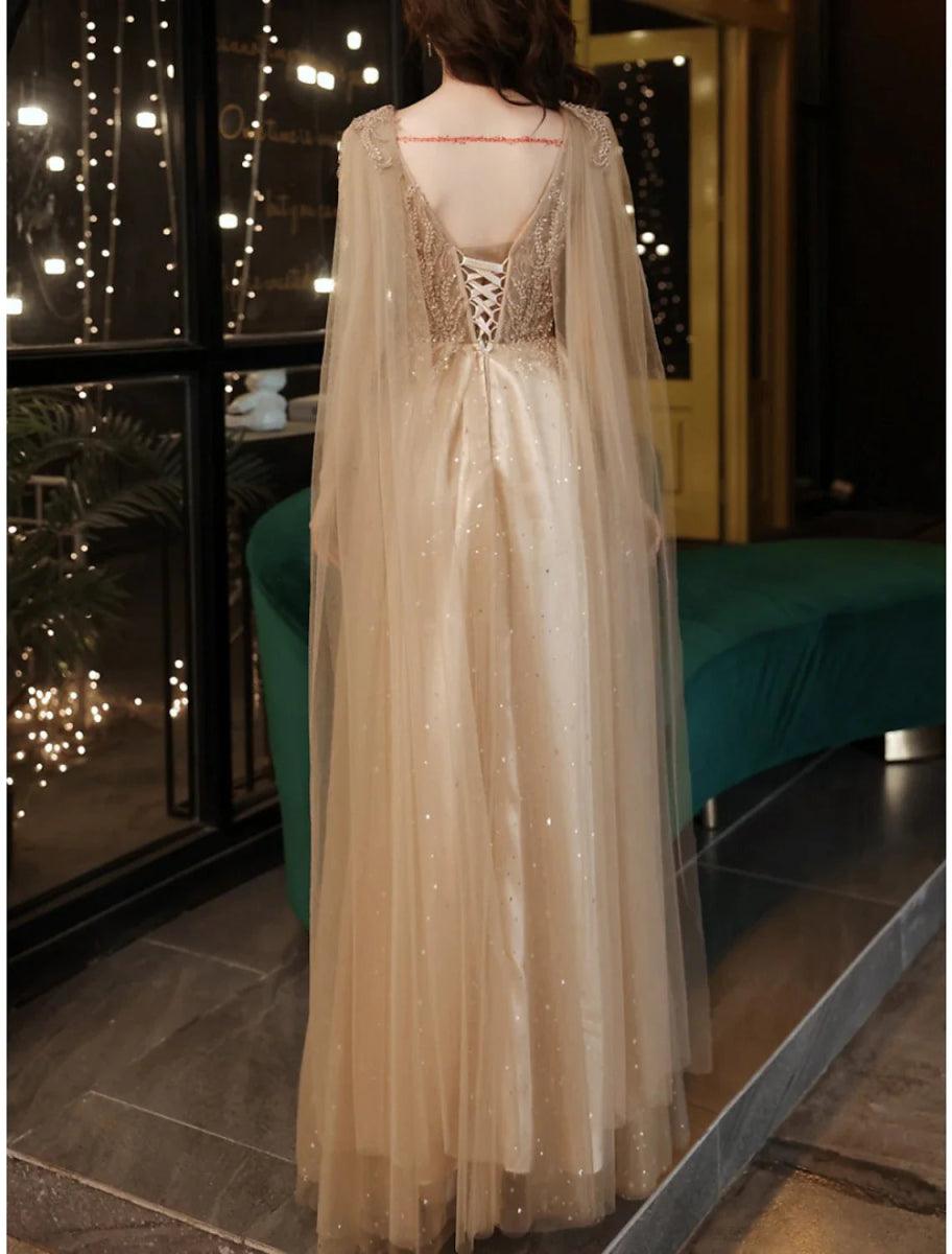 Ball Gown Column Petite Wedding Dresses NumberSea-A-Line Sheath Column  Mother Of The Bride Dress Wedding Guest Party Sparkle Shine Petite V Neck  Ankle Length Tulle Sleeveless With Pleats