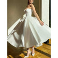 NumberSea - A - line Sweetheart Strapless Empire Party Prom Evening Dress