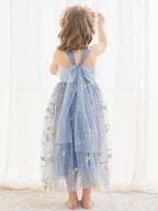 NumberSea - A - line Tulle Ankle - length Blue Dress (2003227598)