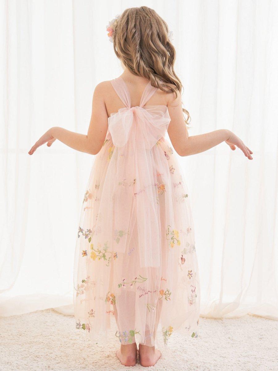 NumberSea - A - line Tulle Ankle - length Pink Dress (2003227599)