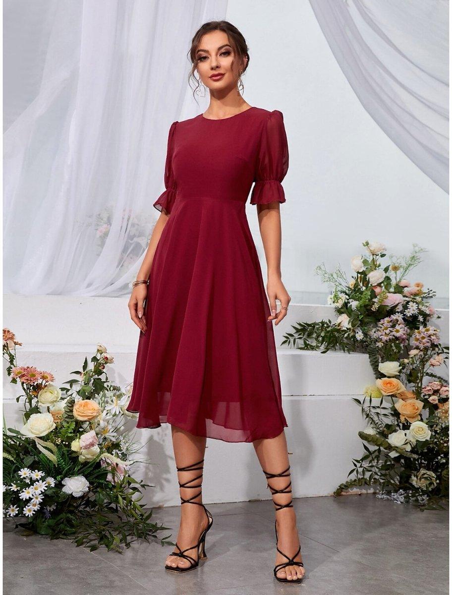 holiday dresses elegant Women Summer Vintage Ruffle Long Dress Party Evening Black at Amazon Women's Clothing store Package Contents Discount Christmas & Holiday Dresses