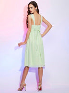 NumberSea - A - Line/Princess Straps Sleeveless Pleats Short Chiffon Bridesmaid Dresses
