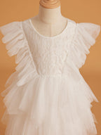 Kurzes/Minikleid aus Spitzentüll (2003227815) 
