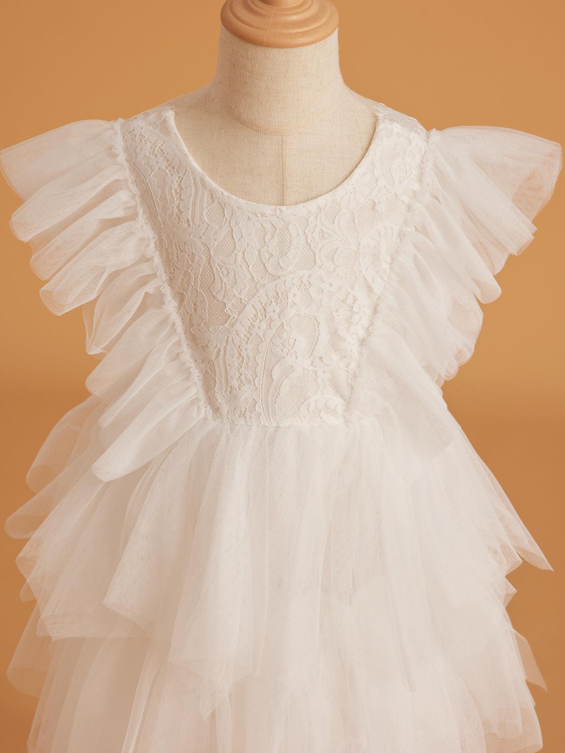Kurzes/Minikleid aus Spitzentüll (2003227815) 