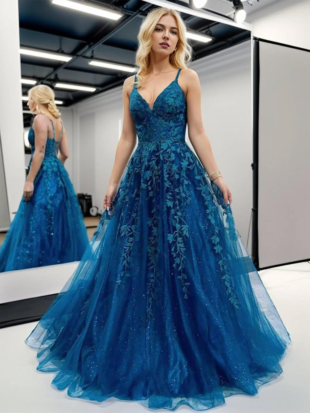 Vestido de noche estilo tirantes, vestido de fiesta para mujer
