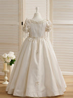 NumberSea - Ball - Gown/Princess Floor - length First Communion Flower Girl Dress