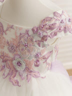 NumberSea - Ball - Gown/Princess Lace Tulle Floor - length Flower Girl Dress