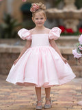 NumberSea - Ball - Gown/Princess Satin Knee - length Flower Girl Dress
