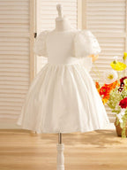 NumberSea - Ball - Gown/Princess Satin Knee - length Flower Girl Dress