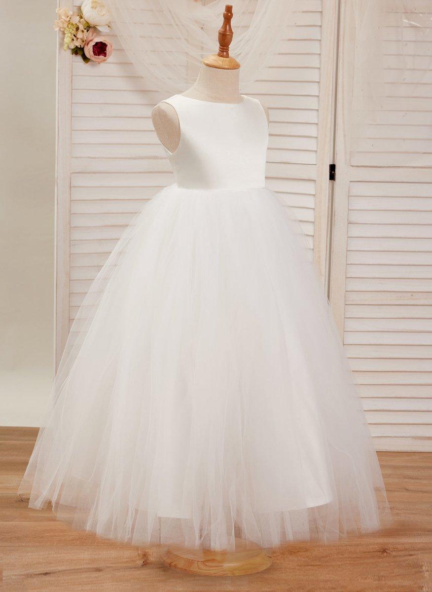 NumberSea - Ball - Gown/Princess Satin Tulle Ankle - length Dress