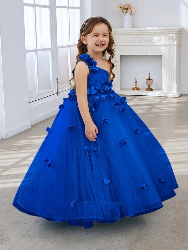 NumberSea - Ball - Gown/Princess Tulle Floor - length Flower Girl Dress