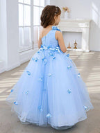 NumberSea - Ball - Gown/Princess Tulle Floor - length Flower Girl Dress