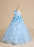 NumberSea - Ball - Gown/Princess Tulle Floor - length Flower Girl Dress