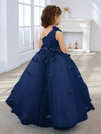 NumberSea - Ball - Gown/Princess Tulle Floor - length Flower Girl Dress